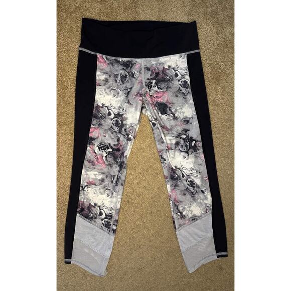 Lululemon If You're Lucky Crop Full-On Luxtreme Leggings Naval Blue/Silver Fox 6 - Picture 3 of 7